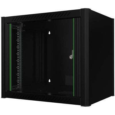 Logon RWM09U45BL (9 HE, 19 Zoll Rack), Serverschrank, Schwarz Logon RWM09U45BL (9 HE, 19 Zoll Rack), Serverschrank, Schwarz