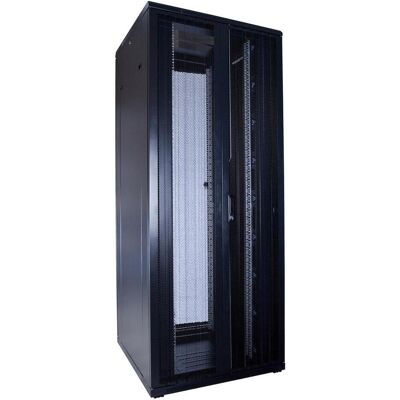 Dsit 42 HE 48,30cm (19"") Serverschrank, mit perforierten Doppelflügeltüren vorne und hinten (BxTxH) 800x (42 HE, 19 Zoll Rack), Serverschrank, Schwarz Dsit 42 HE 48,30cm (19"") Serverschrank, mit perforierten Doppelflügeltüren vorne und hinten (BxTxH) 800x (42 HE, 19 Zoll Rack), Serverschrank, Schwarz