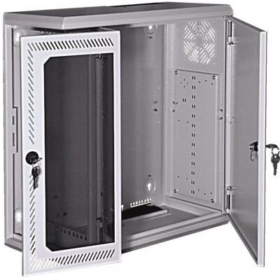 Schweitzer MultiFix - Gehäuse - geeignet für Wandmontage - Hellgrau, RAL 7035 - 6U - 48.3 c (6 HE, 19 Zoll Rack), Serverschrank, Grau Schweitzer MultiFix - Gehäuse - geeignet für Wandmontage - Hellgrau, RAL 7035 - 6U - 48.3 c (6 HE, 19 Zoll Rack), Serverschrank, Grau