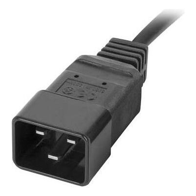 Lanberg LISTWA ZASILAJĄCA RACK PDU 19" 1U 16A 2M 4X C19 6X IEC C13 CZARNA C20, USV Zubehör Lanberg LISTWA ZASILAJĄCA RACK PDU 19" 1U 16A 2M 4X C19 6X IEC C13 CZARNA C20, USV Zubehör