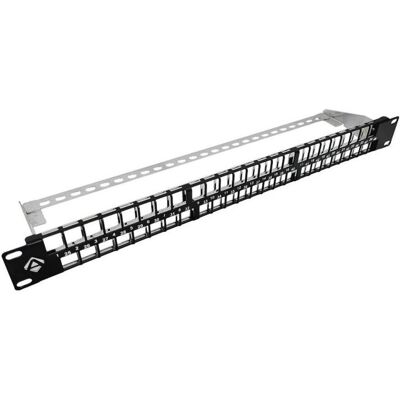 Alantec Patch panel 19" modulinis 48 prievadų 1U su atrama be, Server Zubehör, Weiss Alantec Patch panel 19" modulinis 48 prievadų 1U su atrama be, Server Zubehör, Weiss