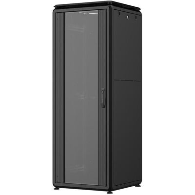 Rockstable 32HE 19 Zoll 600x600x1583mm (BxTxH) Serverschrank Netzwerkschrank Glastür (32 HE, 19 Zoll Rack), Serverschrank, Schwarz Rockstable 32HE 19 Zoll 600x600x1583mm (BxTxH) Serverschrank Netzwerkschrank Glastür (32 HE, 19 Zoll Rack), Serverschrank, Schwarz