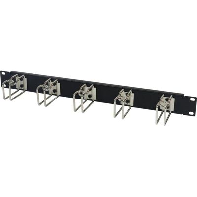 Allnet 19"zbh. Kabelführungsplatte, 1HE, Metall mit 5 grossen Bügeln, Schwarz, Serverschrank Zubehör, Schwarz Allnet 19"zbh. Kabelführungsplatte, 1HE, Metall mit 5 grossen Bügeln, Schwarz, Serverschrank Zubehör, Schwarz
