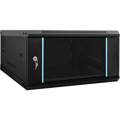 vidaXL Marsenor (6 HE, 19 Zoll Rack), Serverschrank, Schwarz vidaXL Marsenor (6 HE, 19 Zoll Rack), Serverschrank, Schwarz