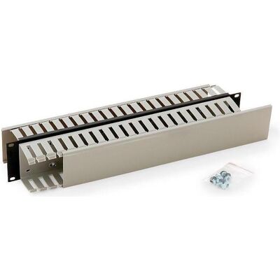 Triton RAB-VP-X05-A1 - Blindplatte 2HE mit doppelseitige-Kunststoffkabelkanal, schwarz, Serverschrank Zubehör, Schwarz Triton RAB-VP-X05-A1 - Blindplatte 2HE mit doppelseitige-Kunststoffkabelkanal, schwarz, Serverschrank Zubehör, Schwarz