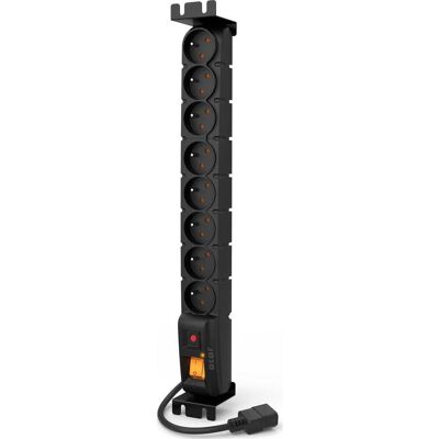 Acar Steckdosenleiste S8 RACK IEC 8x 230V PL 5m (W0135), Serverschrank Zubehör, Schwarz Acar Steckdosenleiste S8 RACK IEC 8x 230V PL 5m (W0135), Serverschrank Zubehör, Schwarz