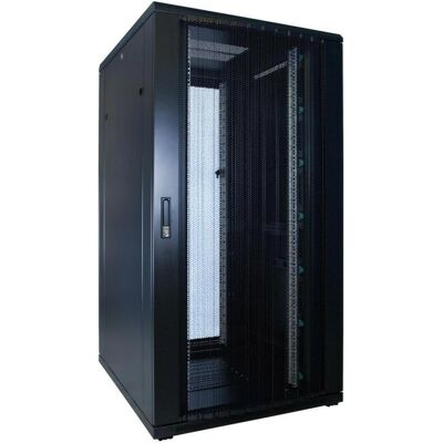 Dsit 32 HE 19” Serverschrank, mit perforierter Fronttür (BxTxH) 800 x 1000 x 1600mm (32 HE, 19 Zoll Rack), Serverschrank, Schwarz Dsit 32 HE 19” Serverschrank, mit perforierter Fronttür (BxTxH) 800 x 1000 x 1600mm (32 HE, 19 Zoll Rack), Serverschrank, Schwarz