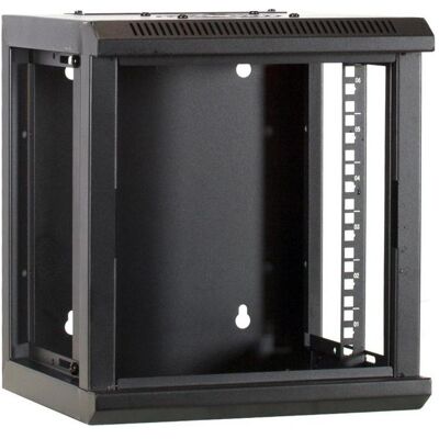 Dsit 6HE 10 Zoll Serverschrank mit Glastür - Set - 312x310x352mm (BxTxH) (6 HE, 10 Zoll Rack), Serverschrank, Schwarz Dsit 6HE 10 Zoll Serverschrank mit Glastür - Set - 312x310x352mm (BxTxH) (6 HE, 10 Zoll Rack), Serverschrank, Schwarz