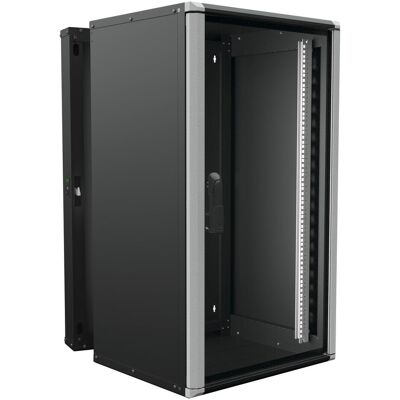 Enoc Wandschrank 21HE 3tlg. sw 19"600x600x1067mm Wr2 21-66-S (21 HE, 19 Zoll Rack), Serverschrank, Schwarz Enoc Wandschrank 21HE 3tlg. sw 19"600x600x1067mm Wr2 21-66-S (21 HE, 19 Zoll Rack), Serverschrank, Schwarz