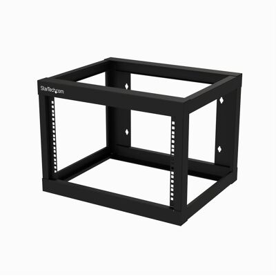 StarTech .com 6U 48,30cm (19") Wall Mount Network Rack (6 HE, 19 Zoll Rack), Serverschrank, Schwarz StarTech .com 6U 48,30cm (19") Wall Mount Network Rack (6 HE, 19 Zoll Rack), Serverschrank, Schwarz