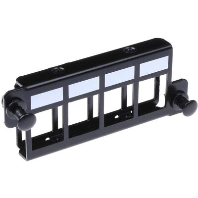 ACT Adapterplate for 4 x keystone UTP, Server Zubehör, Schwarz ACT Adapterplate for 4 x keystone UTP, Server Zubehör, Schwarz