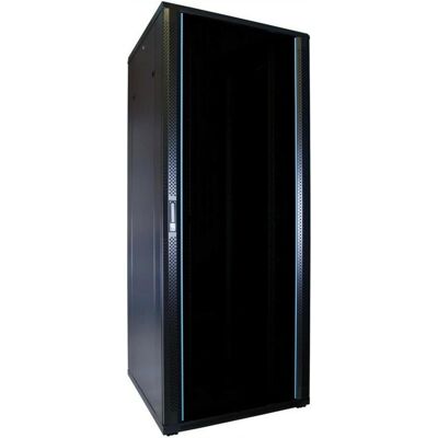 Dsit 42 HE 19” Serverschrank, mit Glastür (BxTxH) 800 x 800 x 2000mm (42 HE, 19 Zoll Rack), Serverschrank, Schwarz Dsit 42 HE 19” Serverschrank, mit Glastür (BxTxH) 800 x 800 x 2000mm (42 HE, 19 Zoll Rack), Serverschrank, Schwarz