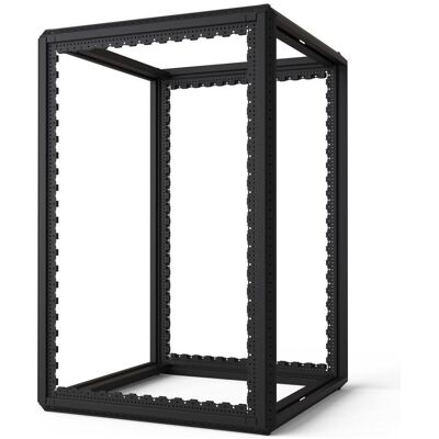 Schroff GESTELL 24HE 1200H 800B 800T RAL7021 (24 HE, 19 Zoll Rack), Serverschrank, Schwarz, Grau Schroff GESTELL 24HE 1200H 800B 800T RAL7021 (24 HE, 19 Zoll Rack), Serverschrank, Schwarz, Grau