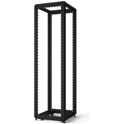 Schroff GESTELL 2000H 600B 600T FAHRB.RAL7021 (42 HE, 19 Zoll Rack), Serverschrank, Grau Schroff GESTELL 2000H 600B 600T FAHRB.RAL7021 (42 HE, 19 Zoll Rack), Serverschrank, Grau