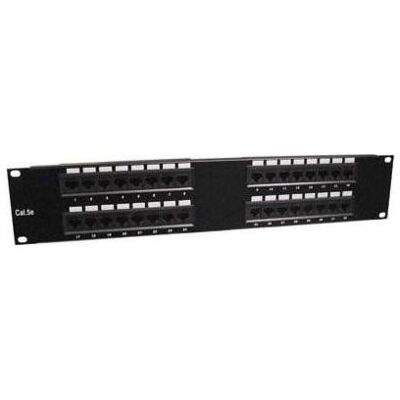 OEM 19-Zoll-2U-UTP-Patchpanel mit 32xRJ45 Cat 5e, Server Zubehör, Schwarz OEM 19-Zoll-2U-UTP-Patchpanel mit 32xRJ45 Cat 5e, Server Zubehör, Schwarz