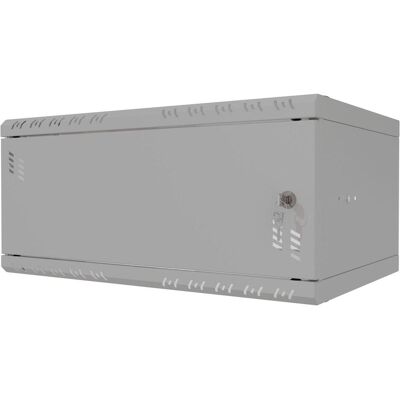 Stalflex Rack Cabinet 19" 4U, 350mm, Metal Door, Grey S-RC19-4U-350MG (4 HE, 19 Zoll Rack), Serverschrank, Grau Stalflex Rack Cabinet 19" 4U, 350mm, Metal Door, Grey S-RC19-4U-350MG (4 HE, 19 Zoll Rack), Serverschrank, Grau