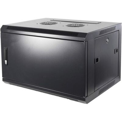 Dsit 4 HE Serverschrank, Wandgehäuse, mit Metalltür (BxTxH) 600 x 450 x 280mm (4 HE, 19 Zoll Rack), Serverschrank, Schwarz Dsit 4 HE Serverschrank, Wandgehäuse, mit Metalltür (BxTxH) 600 x 450 x 280mm (4 HE, 19 Zoll Rack), Serverschrank, Schwarz