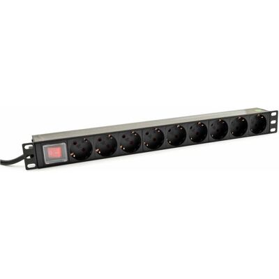 OEM 19" PDU Panel 9-port(EU) EU plug PDU09S, USV Zubehör OEM 19" PDU Panel 9-port(EU) EU plug PDU09S, USV Zubehör
