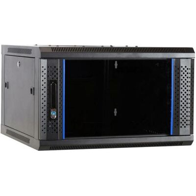 Dsit 4 HE Serverschrank, Wandgehäuse, mit Glastür (BxTxH) 600 x 600 x 280mm (4 HE, 19 Zoll Rack), Serverschrank, Schwarz Dsit 4 HE Serverschrank, Wandgehäuse, mit Glastür (BxTxH) 600 x 600 x 280mm (4 HE, 19 Zoll Rack), Serverschrank, Schwarz