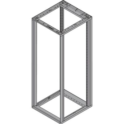 Schroff Novastar Universal-Gestell HD 12HE/553B/ 600T (12 HE, 19 Zoll Rack), Serverschrank, Grau Schroff Novastar Universal-Gestell HD 12HE/553B/ 600T (12 HE, 19 Zoll Rack), Serverschrank, Grau