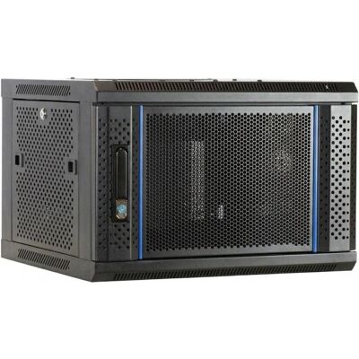Dsit 6 HE Serverschrank, Wandgehäuse, mit perforierter Fronttür (BxTxH) 600 x 450 x 367mm (6 HE, 19 Zoll Rack), Serverschrank, Schwarz Dsit 6 HE Serverschrank, Wandgehäuse, mit perforierter Fronttür (BxTxH) 600 x 450 x 367mm (6 HE, 19 Zoll Rack), Serverschrank, Schwarz