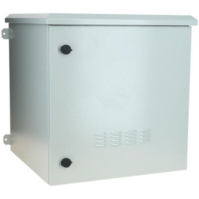 Dsit 12U outdoor patchkast / serverbehuizing voor wandmontage IP55 - 600x600x635mm - 19 inch (12 HE, 19 Zoll Rack), Serverschrank, Weiss Dsit 12U outdoor patchkast / serverbehuizing voor wandmontage IP55 - 600x600x635mm - 19 inch (12 HE, 19 Zoll Rack), Serverschrank, Weiss