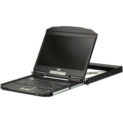 Aten 1U Short Depth USB HDMI Single, KVM Switch, Schwarz Aten 1U Short Depth USB HDMI Single, KVM Switch, Schwarz