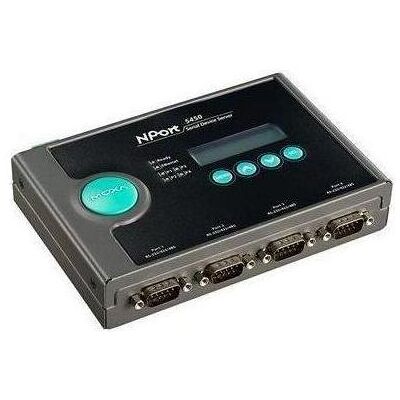 Moxa NPORT 5450 - Serieller 4-Port RS-232422485 Geräteserver, Druckerserver Moxa NPORT 5450 - Serieller 4-Port RS-232422485 Geräteserver, Druckerserver