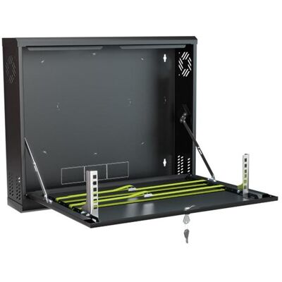Q-Lantec SZAFA RACK WISZĄCA CR19-2U-130-B STALFLEX (2 HE, 19 Zoll Rack), Serverschrank, Schwarz Q-Lantec SZAFA RACK WISZĄCA CR19-2U-130-B STALFLEX (2 HE, 19 Zoll Rack), Serverschrank, Schwarz