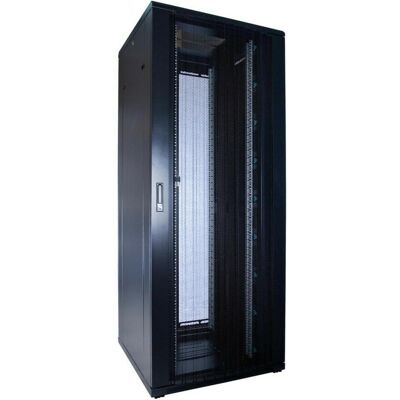 Dsit 42 HE 19” Serverschrank, mit perforierter Fronttür (BxTxH) 800 x 800 x 2000mm (42 HE, 19 Zoll Rack), Serverschrank, Schwarz Dsit 42 HE 19” Serverschrank, mit perforierter Fronttür (BxTxH) 800 x 800 x 2000mm (42 HE, 19 Zoll Rack), Serverschrank, Schwarz