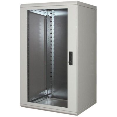 Schweitzer 19" EasyFix 21HE EF 21312 500tief ESG-Scheibe (21 HE, 19 Zoll Rack), Serverschrank, Transparent, Grau Schweitzer 19" EasyFix 21HE EF 21312 500tief ESG-Scheibe (21 HE, 19 Zoll Rack), Serverschrank, Transparent, Grau