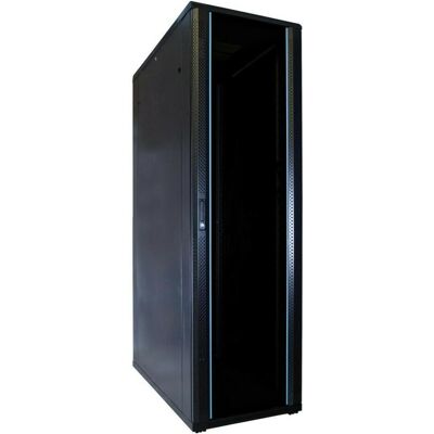 Dsit 42 HE 19” Serverschrank, mit Glastür (BxTxH) 600 x 1200 x 2000mm (42 HE, 19 Zoll Rack), Serverschrank, Schwarz Dsit 42 HE 19” Serverschrank, mit Glastür (BxTxH) 600 x 1200 x 2000mm (42 HE, 19 Zoll Rack), Serverschrank, Schwarz