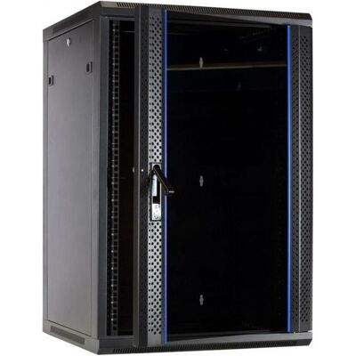 Dsit 22 HE Serverschrank, Wandgehäuse mit Glastür (BxTxH) 600 x 600 x 1100mm (22 HE, 19 Zoll Rack), Serverschrank, Schwarz Dsit 22 HE Serverschrank, Wandgehäuse mit Glastür (BxTxH) 600 x 600 x 1100mm (22 HE, 19 Zoll Rack), Serverschrank, Schwarz