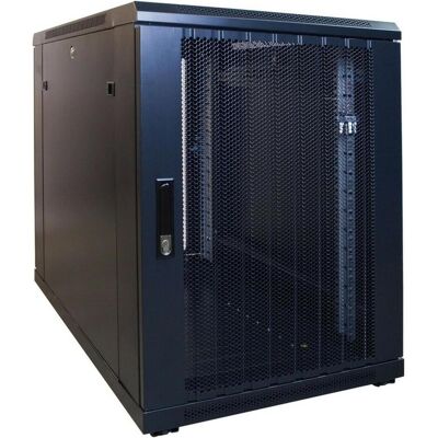Dsit 15 HE, kleiner Serverschrank, mit perforierter Fronttür (BxTxH) 600 x 1000 x 770 mm (15 HE, 19 Zoll Rack), Serverschrank, Schwarz Dsit 15 HE, kleiner Serverschrank, mit perforierter Fronttür (BxTxH) 600 x 1000 x 770 mm (15 HE, 19 Zoll Rack), Serverschrank, Schwarz