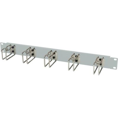 Allnet 19"zbh. Kabelführungsplatte, 1HE, Metall mit 5 grossen Bügeln Lichtgrau, Serverschrank Zubehör, Grau Allnet 19"zbh. Kabelführungsplatte, 1HE, Metall mit 5 grossen Bügeln Lichtgrau, Serverschrank Zubehör, Grau