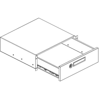 CONTEG 19"Schublade 3 HE abschliessbar, Serverschrank Zubehör, Schwarz CONTEG 19"Schublade 3 HE abschliessbar, Serverschrank Zubehör, Schwarz