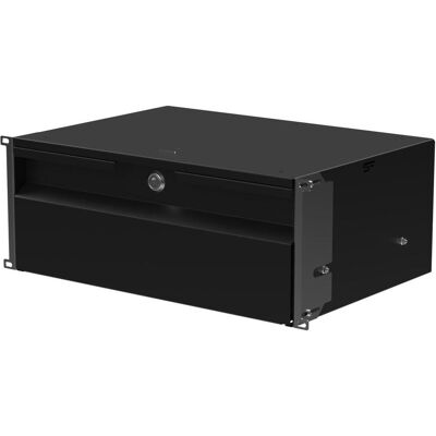 Stalflex Rack Drawer 19" 4U Black RD19-4U-320B (19 Zoll Rack), Serverschrank, Schwarz Stalflex Rack Drawer 19" 4U Black RD19-4U-320B (19 Zoll Rack), Serverschrank, Schwarz