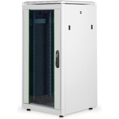 Digitus DN-19 22U-6/6-1 Netzwerkschrank (22 HE, 19 Zoll Rack), Serverschrank, Grau Digitus DN-19 22U-6/6-1 Netzwerkschrank (22 HE, 19 Zoll Rack), Serverschrank, Grau