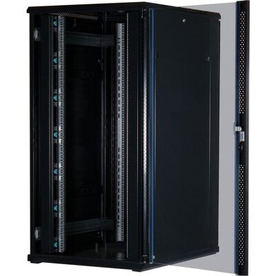 Rockstable 19" 32 HE 800x1000x1600mm (32 HE, 19 Zoll Rack), Serverschrank, Schwarz Rockstable 19" 32 HE 800x1000x1600mm (32 HE, 19 Zoll Rack), Serverschrank, Schwarz