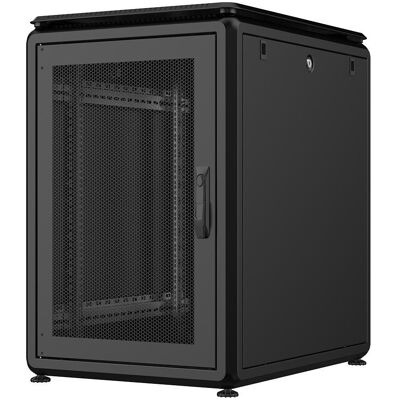 Rockstable 16HE 19 Zoll 600x800x872mm (BxTxH) Serverschrank Netzwerkschrank perforierte Tür (16 HE, 19 Zoll Rack), Serverschrank, Schwarz Rockstable 16HE 19 Zoll 600x800x872mm (BxTxH) Serverschrank Netzwerkschrank perforierte Tür (16 HE, 19 Zoll Rack), Serverschrank, Schwarz