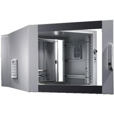 Rittal Wandgehäuse EL, 3-teilig vormontiert mit Profilschienen (21 HE, 19 Zoll Rack), Serverschrank, Grau Rittal Wandgehäuse EL, 3-teilig vormontiert mit Profilschienen (21 HE, 19 Zoll Rack), Serverschrank, Grau