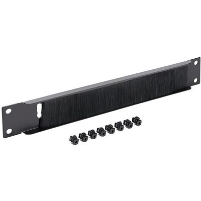 DS-IT 10 “ Kabelmanagement mit Bürstenleiste, Serverschrank Zubehör, Schwarz DS-IT 10 “ Kabelmanagement mit Bürstenleiste, Serverschrank Zubehör, Schwarz