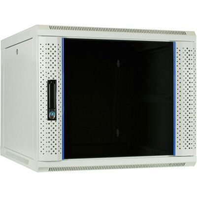 Dsit 9 HE Serverschrank, Wandgehäuse mit Glastür (BxTxH) 600 x 600 x 500mm (9 HE, 19 Zoll Rack), Serverschrank, Weiss Dsit 9 HE Serverschrank, Wandgehäuse mit Glastür (BxTxH) 600 x 600 x 500mm (9 HE, 19 Zoll Rack), Serverschrank, Weiss