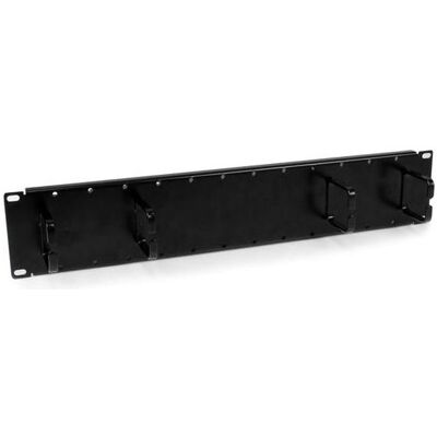 StarTech 2 HE 19 Zoll doppelseitiges Rangierpanel / Kabelordner Kabelmanagement - Server Finger Kabelkanal, Serverschrank Zubehör, Schwarz StarTech 2 HE 19 Zoll doppelseitiges Rangierpanel / Kabelordner Kabelmanagement - Server Finger Kabelkanal, Serverschrank Zubehör, Schwarz