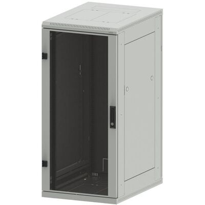 Triton 19"Schrank 22HE, B600/T 900, Lichtgrau, bis 800Kg, Glastür (22 HE, 19 Zoll Rack), Serverschrank, Grau Triton 19"Schrank 22HE, B600/T 900, Lichtgrau, bis 800Kg, Glastür (22 HE, 19 Zoll Rack), Serverschrank, Grau