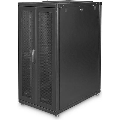 Digitus Serverschrank 48,3cm 19Zoll 26HE schwarz H1280mmxB600mmxT1000mmm perforierter Tuer inkl. 28xMonta... (26 HE, 19 Zoll Rack), Serverschrank, Schwarz Digitus Serverschrank 48,3cm 19Zoll 26HE schwarz H1280mmxB600mmxT1000mmm perforierter Tuer inkl. 28xMonta... (26 HE, 19 Zoll Rack), Serverschrank, Schwarz