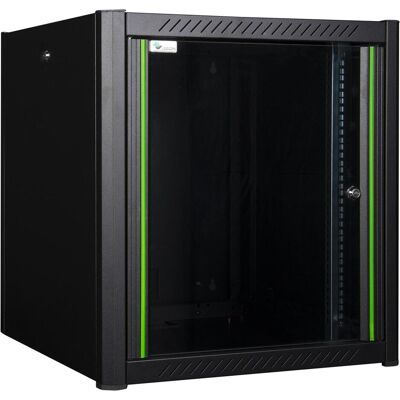 Lanview 19" 12U W=600mm D=560mm (12 HE, 19 Zoll Rack), Serverschrank, Schwarz Lanview 19" 12U W=600mm D=560mm (12 HE, 19 Zoll Rack), Serverschrank, Schwarz