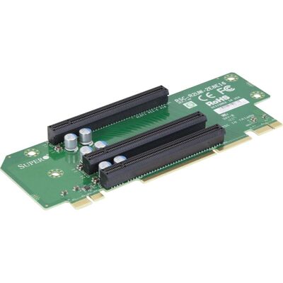 Supermicro RSC R2UW-2E8E16+ - Riser Card, Server Zubehör, Grün, Schwarz Supermicro RSC R2UW-2E8E16+ - Riser Card, Server Zubehör, Grün, Schwarz