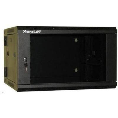 XtendLan 19" dvoudílný nástěnný rozvaděč 12U 600x550, nosnost 60 kg, skleněné dveře, svařovaný,černý (12 HE, 19 Zoll Rack), Serverschrank, Schwarz XtendLan 19" dvoudílný nástěnný rozvaděč 12U 600x550, nosnost 60 kg, skleněné dveře, svařovaný,černý (12 HE, 19 Zoll Rack), Serverschrank, Schwarz