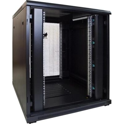 Dsit 12 HE, kleiner Serverschrank, mit perforierter Fronttür (BxTxH) 800 x 1200 x 720 mm (12 HE, 19 Zoll Rack), Serverschrank, Schwarz Dsit 12 HE, kleiner Serverschrank, mit perforierter Fronttür (BxTxH) 800 x 1200 x 720 mm (12 HE, 19 Zoll Rack), Serverschrank, Schwarz